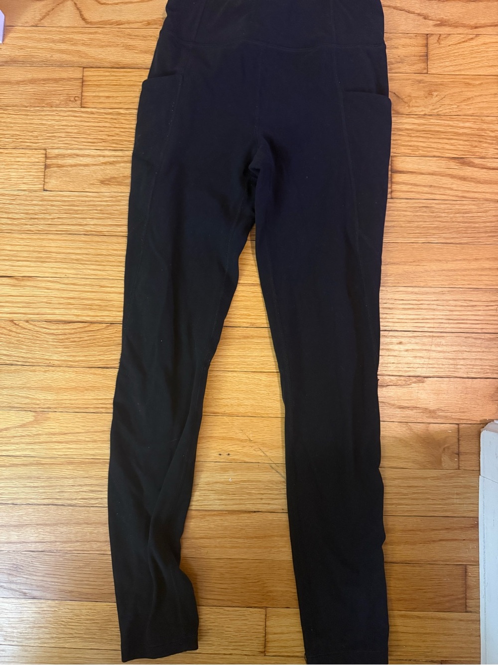 Athleta Black Kids Leggings with Side Pockets
